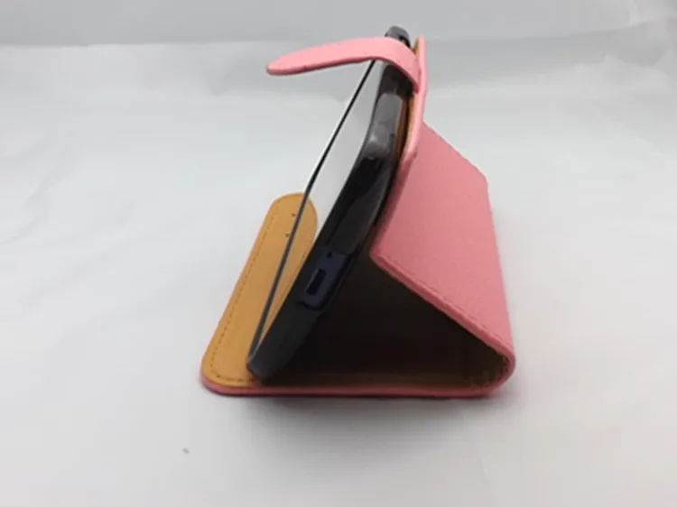 Роскошный кожаный чехол личи для Fly Spark IQ 4404 с кошельком, функцией подставки и держатель для карт