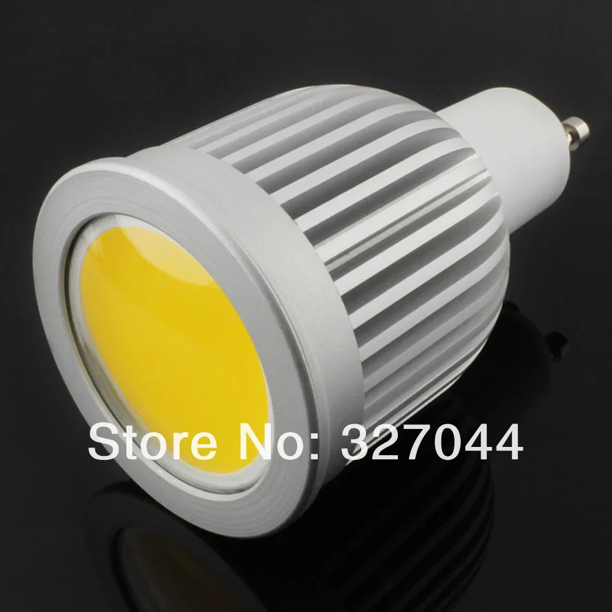 30 шт./лот 85-265V GU10 E27 MR16 GU5.3 E14 7w 9W COB Светодиодный прожектор лампы теплый белый/холодный белый сильный яркий 4300k