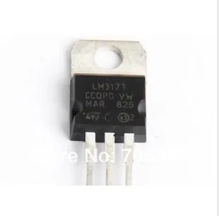 100 шт./лот LM317T LM317 Напряжение регулятор К-220 1.2-37 В 1.5a