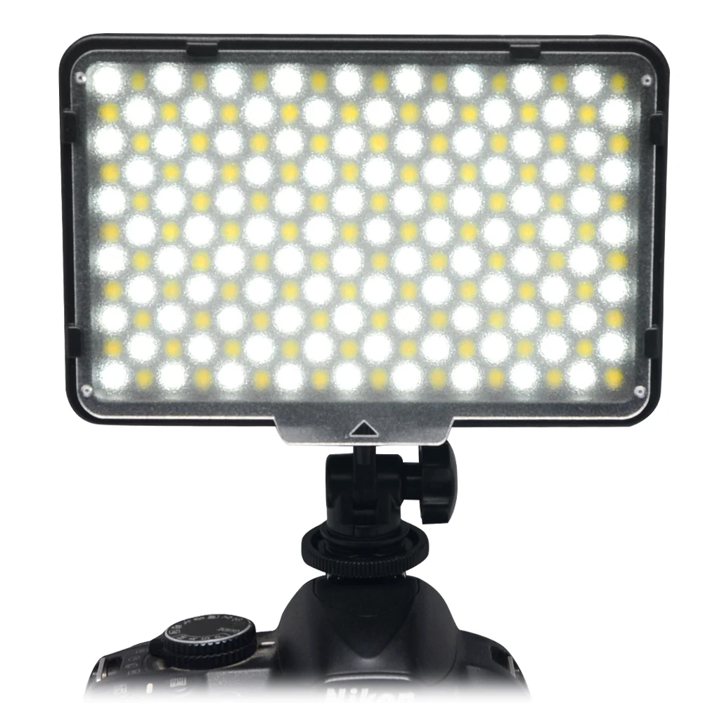 Mcoplus Bi color 198 LED Video Light Lamp 3200K/7500K Color Temperature Adjustment for DV Camcorder & Digital SLR Camera