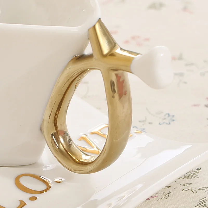 1 комплект кофейная чашка + блюдце ложка|tea cup|coffee cup saucercup saucer |