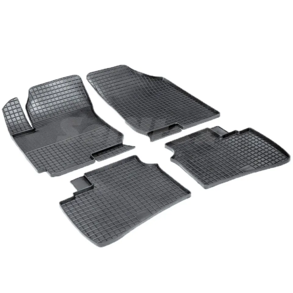 Rubber grid floor mats for Hyundai Elantra HD 2007 2008 2009 2010