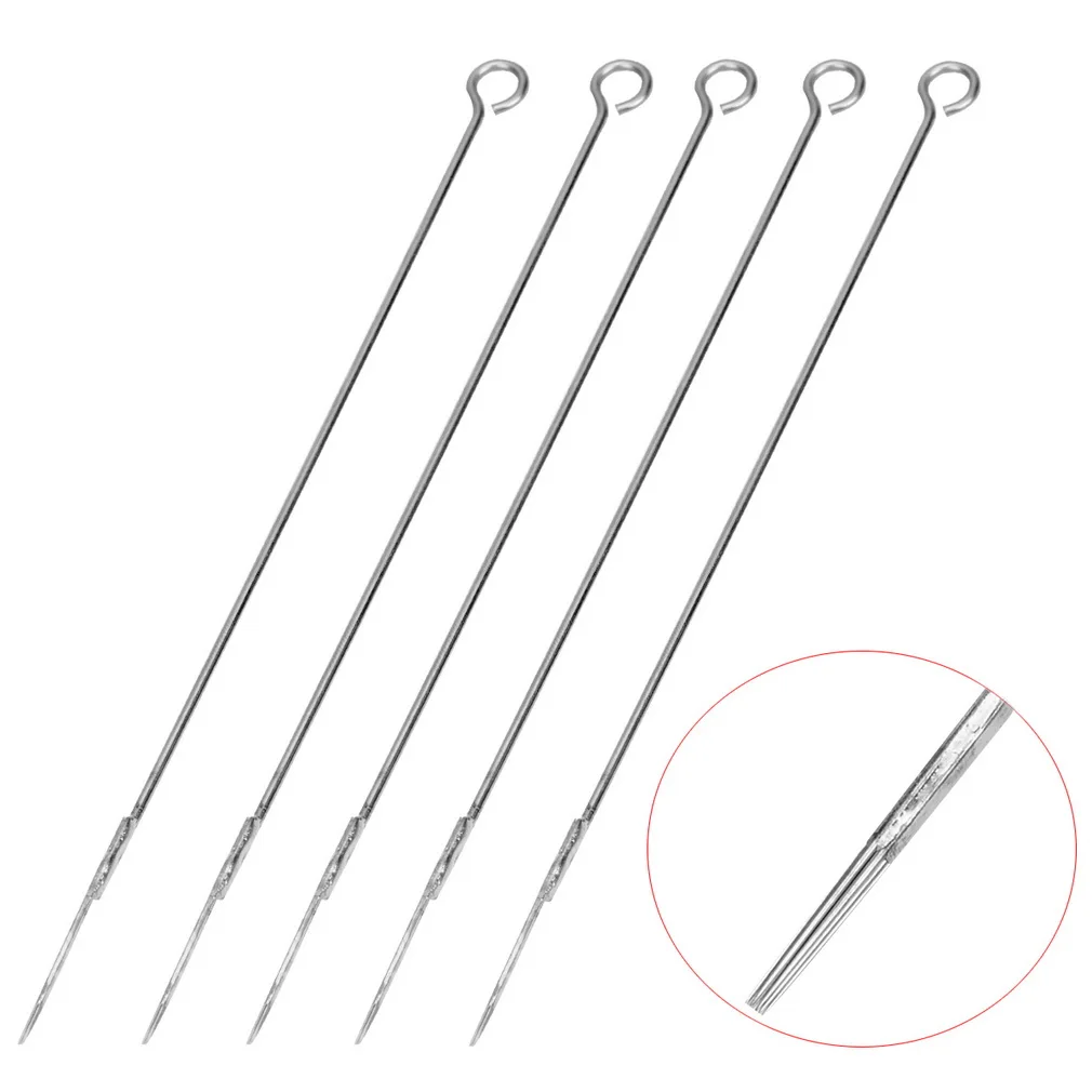 2017 серебро 5 шт./пакет 9RL одноразовые иглы для татуировки 304 медицинский