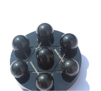 

Natura Obsidian ball CRYSTAL ball Seven star array HEALING+obsidian standing