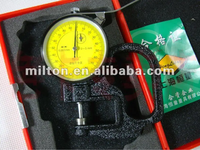 0-5mmx0.001mm Micron Dial Thickness Gauge
