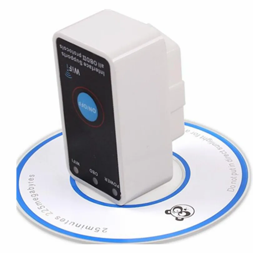 10 шт./лот мини ELM327 WI-FI вкл/выкл переключатель V1.5 ELM327 WI-FI OBD2/OBDII ELM 327 CAN-BUS диагностический инструмент для IOS/iPad/Android