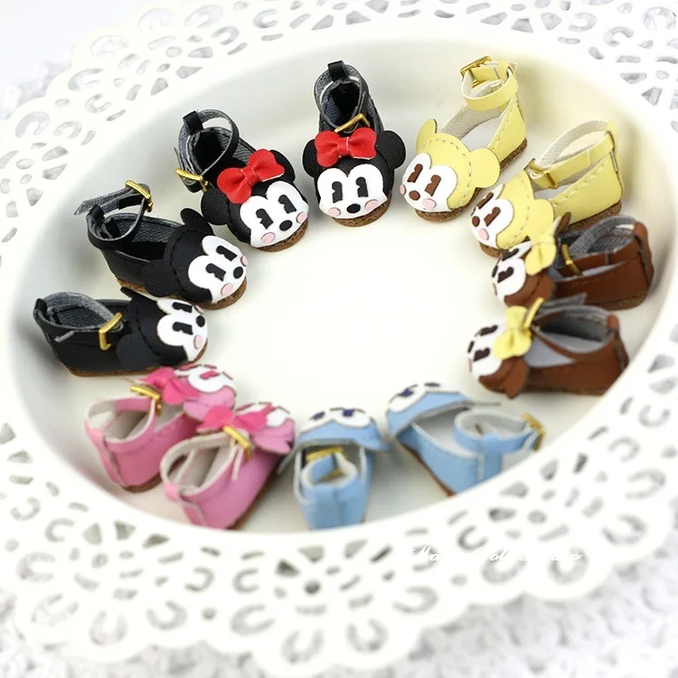 [MG213] новая обувь для куклы Neoblythe# майки и обувь с Минни для изготовления кукольных туфель Neoblythe оптом