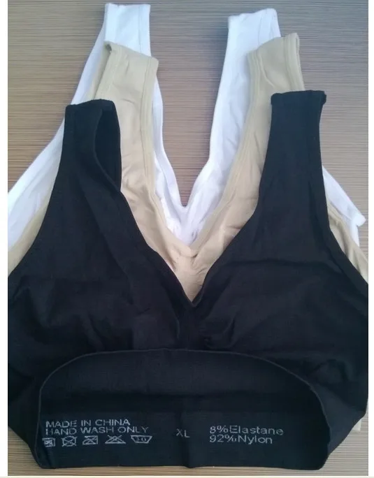 Seamless бюстгальтер бесшовный бюстгальтер сексуальный удобный бюстгальтер женский майка жилет черный белый бежевый