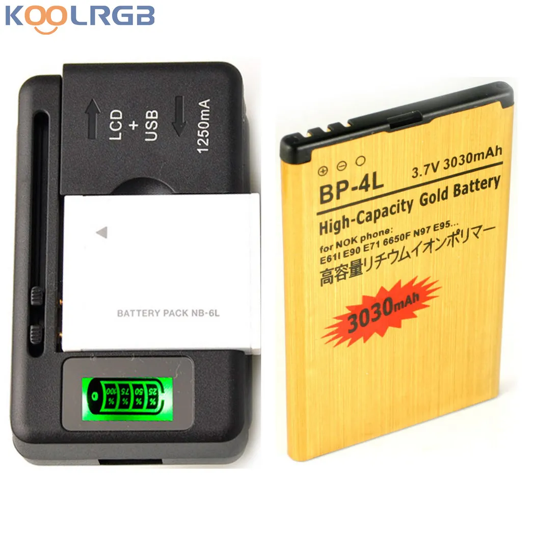 GOLD Premium For Nokia E71 E72 E90 N97 Battery High Capacity 3030 mAh