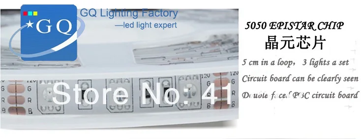 Гибкий, светодиодный rgb свет полосы 12 в 5050 SMD 300 светодиодный s/5 м 60 Светодиодный s/M водонепроницаемый + 44Key ИК пульт дистанционного управления