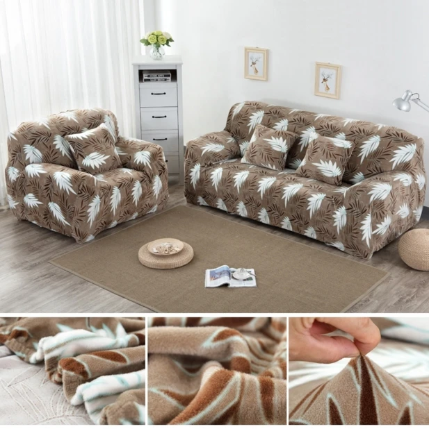 New 2017 autumn and winter warm plush sofa cover stylish home sofa