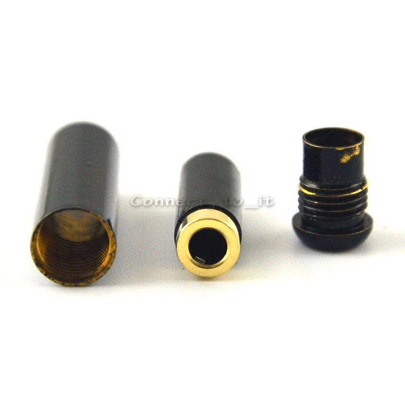10 Pieces Headphone Adapter DIY 3 5mm Headphone Jack 3 5 mm Female Stereo Audio Connector 3 pole Jack 4 tracks For 4mm Cable