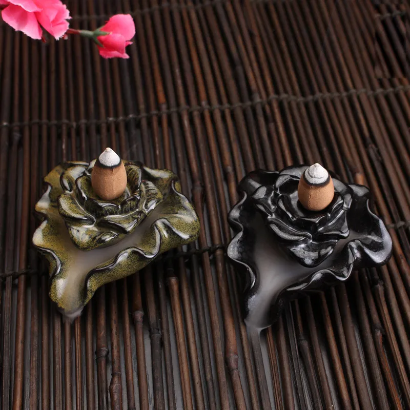 Incense Or Burners Creative Flowing Water Ceramic Smoke Backflow Cone