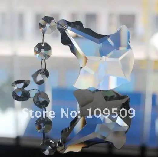EMS, 63 мм Ясно Хрустальная Люстра Части/Хрустальные GlassChandelier Призмы