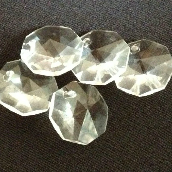 500 шт./партия Качество AAA 14 мм хрустальные бусины в форме восьмиугольника в 1 отверстие, 14 мм Восьмиугольные кристаллы для ювелирных изделий