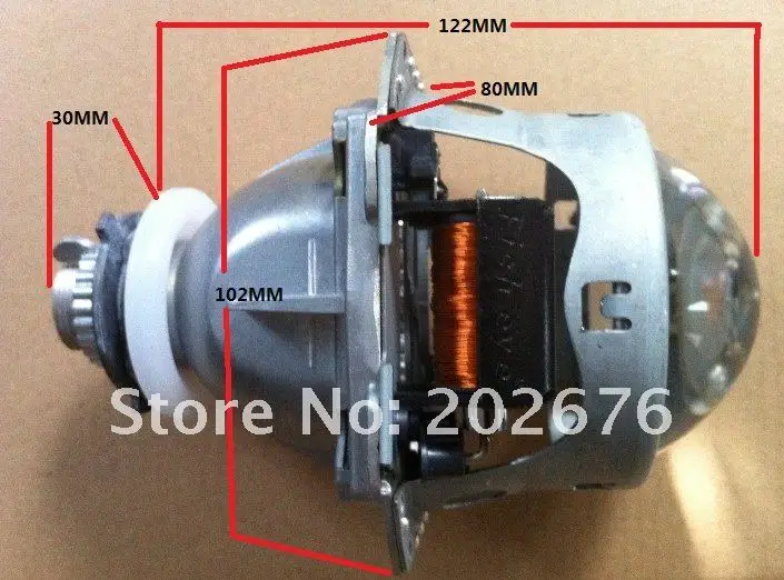 DLAND, DLand G3 HELLA HID объектив проектора с простой установкой с HID лампочкой