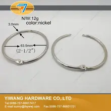 Aliexpress Hot sale multipurpose ring high quality book ring nickel plating photos binding ring