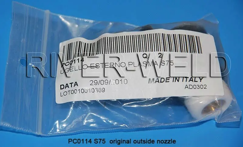 PC0114 сопла сохраняя Кепки Original Fit Trafimet S75 плазменной резки резак факел