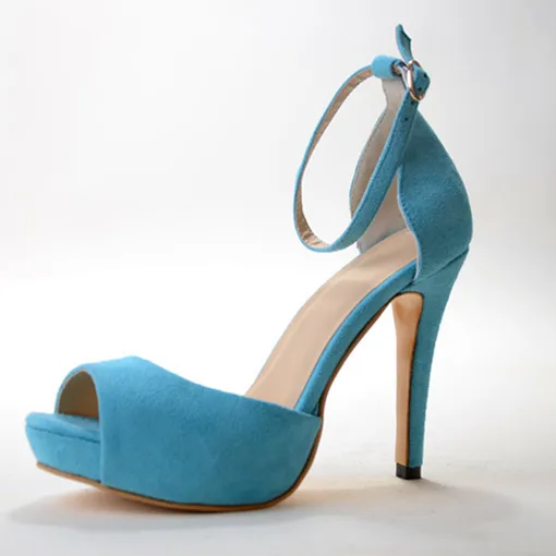 sky blue sandals