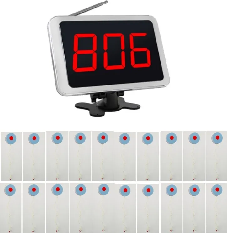 Беспроволочная система вызова пациента 20 шт. шнур медсестры колокольчик