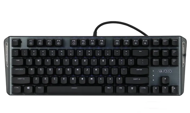 Новинка, Rantopad MXX 87 Key, USB Проводная Механическая игровая клавиатура с подсветкой, АБС-пластик, два цвета, клавишные колпачки, N-Key rolllover