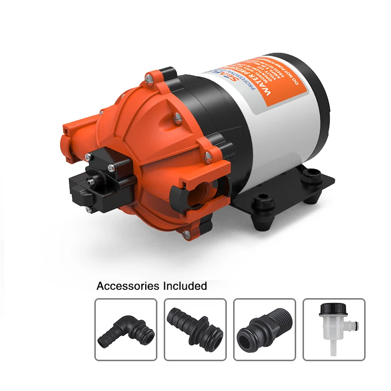 US $159.99 SEAFLO High Flow Water Pump 12v 70 GPM 60PSI Underwater Electric Motor RV Camper Marine Pump