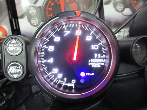 Дракон Калибр 80 мм Тахометр RPM Калибр с логотипом Цвет изменчивый