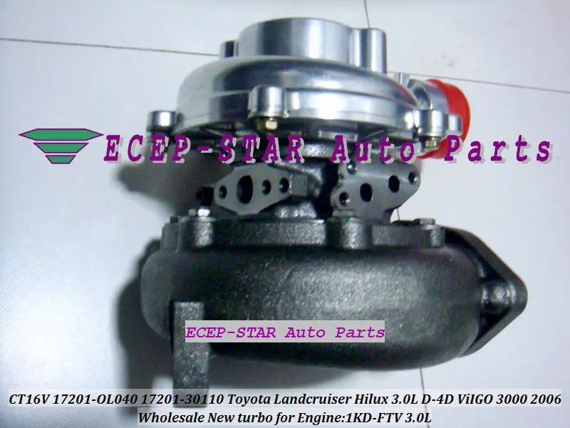 CT16V 17201-OL040 17201-30110 турбо ни привод для TOYOTA Landcruiser Hilux SW4 D4D 05-ViIGO3000 1KD-FTV 1KDFTV 3.0L