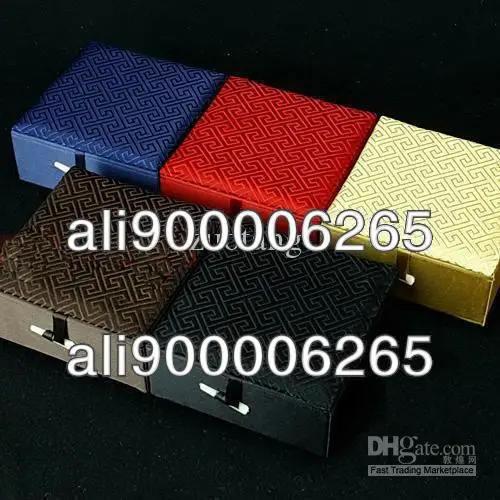 Plain Black Silk Fabric Jewelry Boxes Cotton Filled Square Gift Boxes High End Bracelet Boxes Wholesale size 10*10*4.5 cm 2pcs/lot free