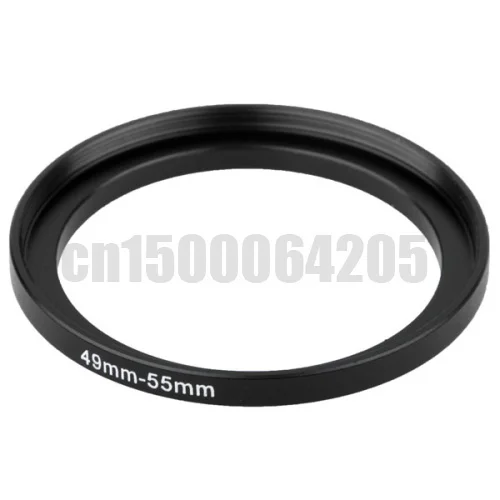 trcking номер Черный Step Up фильтр кольцо объектива 49 мм к 49mm49mm-49 мм-55 мм