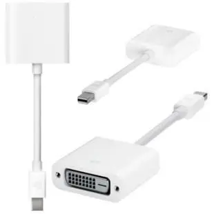 DHL. 20 штук. Mini DisplayPort-DVI конвертер. MINI DP к DVI