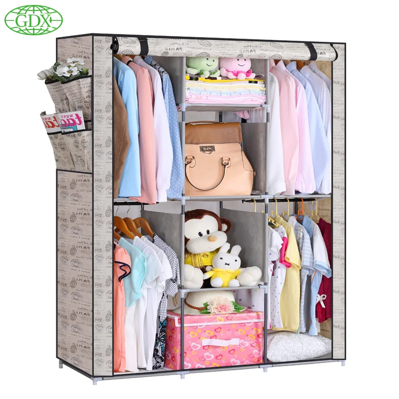 Gdx European Simple Wardrobe Closet Thickened Nonwoven Cloth