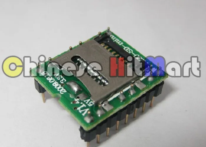 Мини MP3 звук голоса SD карты модуля плеер для PIC WTV020-SD-16P звуковой датчик SD карты Модуль пик 2560 для UNO R3 10 шт./лот# J299