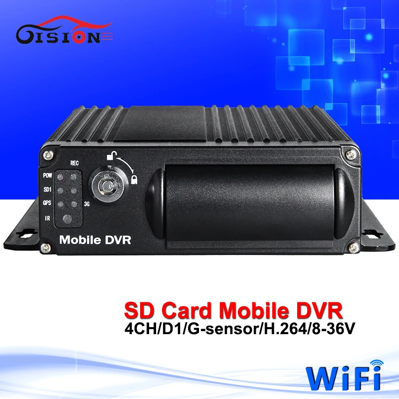 HD 4CH удаленного видео в режиме реального времени HDD 3G GPS автомобиля мобильный видеорегистратор MDVR + 2.0MP открытый металл CCTV Камера + VGA