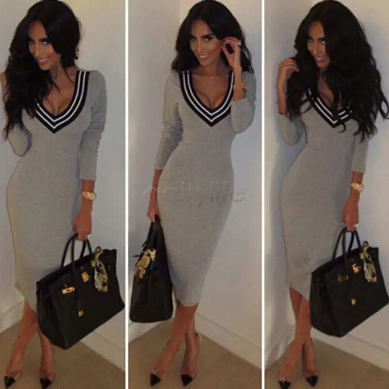 Новый сезон: весна–лето Для женщин Карандаш Оболочка платье Сексуальная бинты