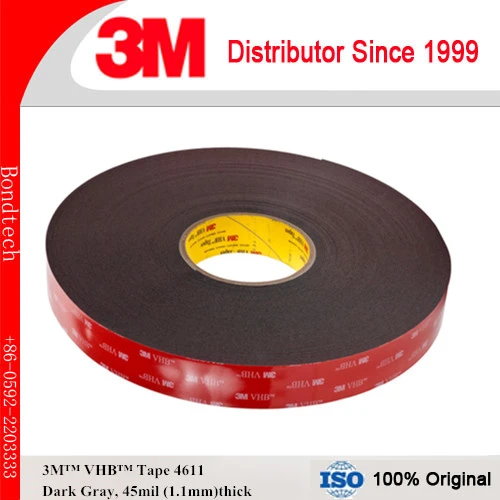 3m Vhb Tape 4611 For Bare Metal, Gray, 45mil, , 10mm X 33m (pack Of 1) -  Tape - AliExpress