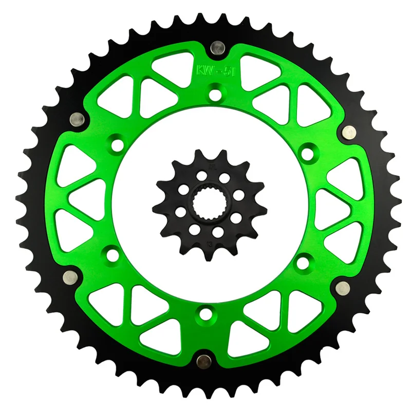 

13/51T Motorcycle Front and Rear Sprocket Kit for KAWASAKI KX 250 F KX250F 2006-2014