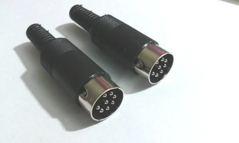200 шт DIN разъем 8 Pin с пластиковой ручкой