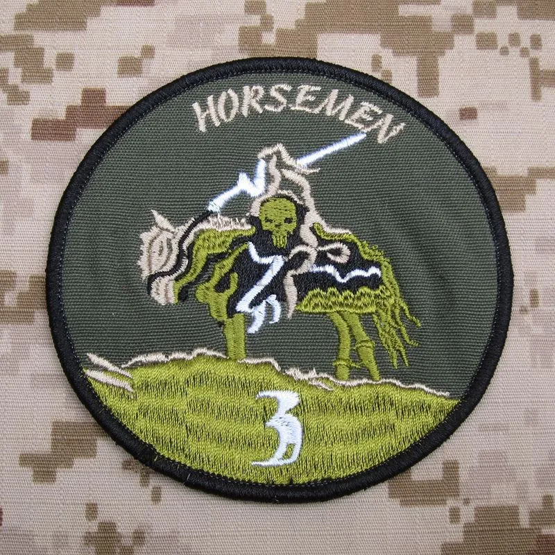 Зеленый DEVGRU NSWDGSealTeam3 3A всадников Военная тактика для поднятия морального духа заплата вышивки значки B3238