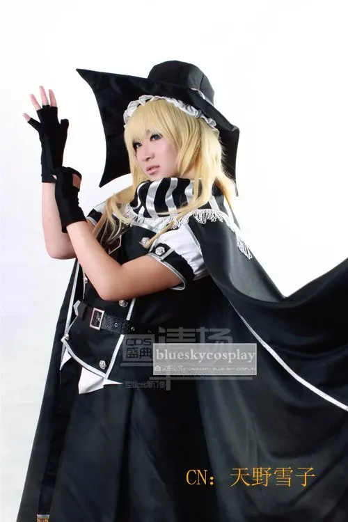 Костюм для костюмированной вечеринки в стиле «Touhou Project Marisa Kirisame» любого размера на Хэллоуин