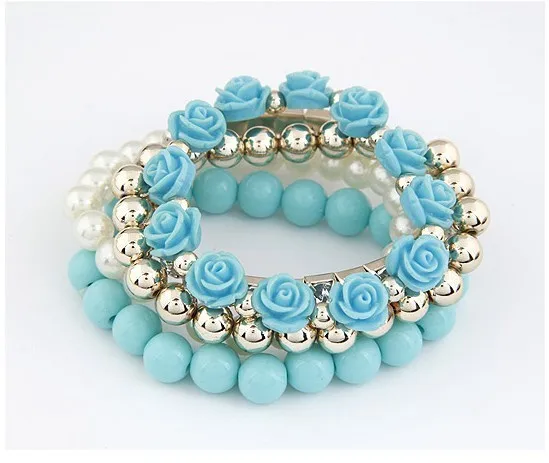 Cute Flower Charm Bracelet