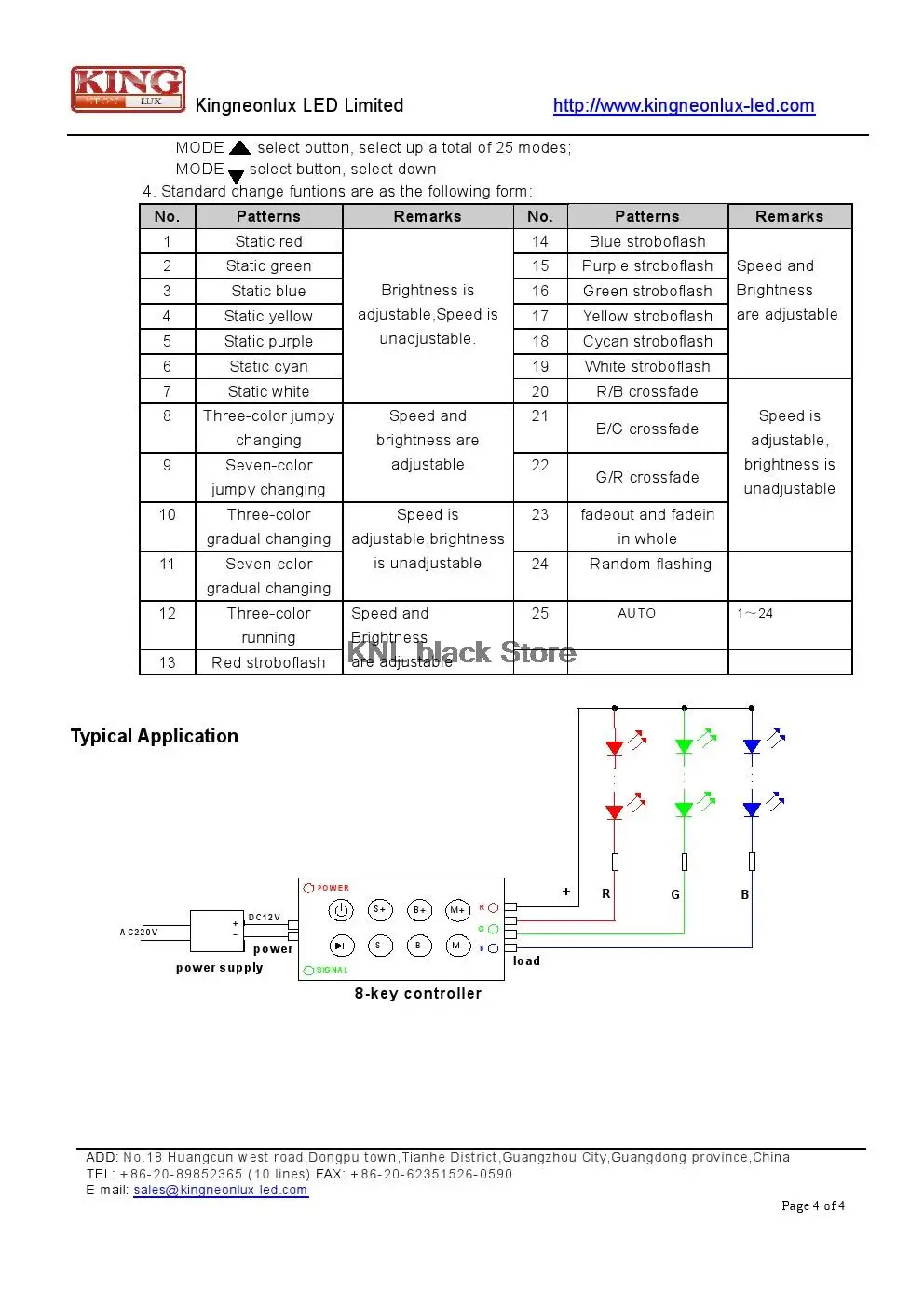 8-ключ DC12V-24V Led RGB Беспроводной RF пульта дистанционного управления пульт дистанционного управления для светодиодной полосы, промывная настенная лампа и т. д