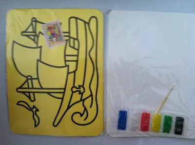 100 шт./лот "сделай сам" для творчества из цветного песка, комплекты, детские игрушки для вечеринок, много degisns mixed_toyo, Детские уличные игрушки