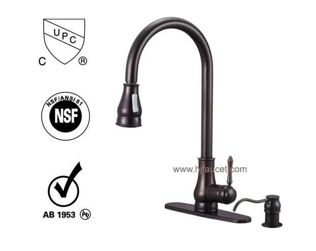 Upc 61 9 Nsf Water Ridge Single Handle Pull Out Kitchen Faucet