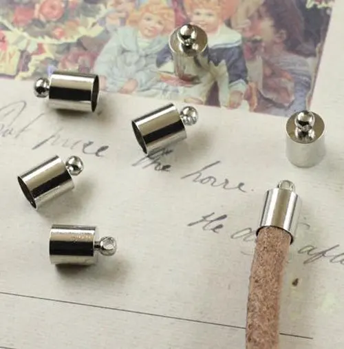 500 шт/партия ожерелье браслет Накладка для бисера для 3 мм кожаный шнур ювелирных изделий