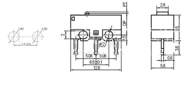 Микропереключатель 3pin