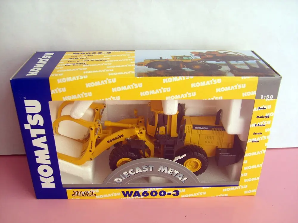 1:50 Komatsu WA600-3 входа игрушка погрузчик