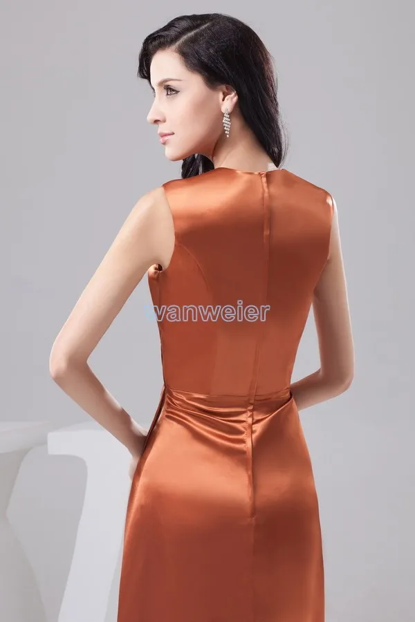 Дизайн v-образным вырезом до колен пользовательские рукавов pleat sexy короткие матери Невесты Платья настоящее изображение