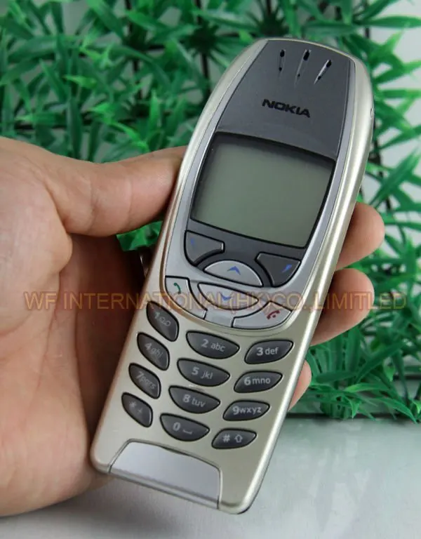 Восстановленное классический Nokia 6310i мобильного телефона 2G GSM открыл красный и один год гарантии