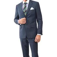 2 кнопки лацканы Luce плед темно-Slim Fit костюм Костюмы для жениха смокинги для свадьбы официальная Вечеринка Для мужчин костюмы индивидуальный заказ